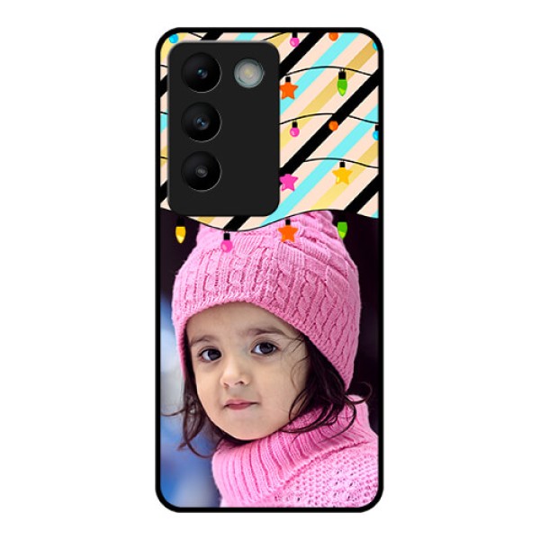 Vivo T3 5G Custom Glass Phone CaseLights Hanging Design