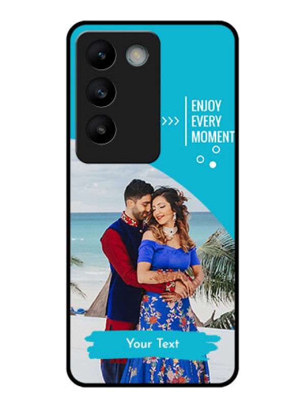 Custom Vivo T3 5G Custom Glass Phone CaseHappy Moment Design