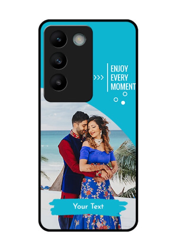 Vivo T3 5G Custom Glass Phone CaseHappy Moment Design
