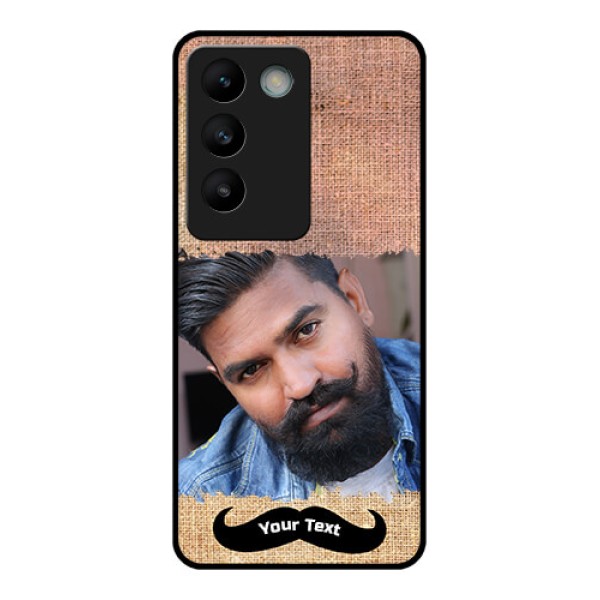 Vivo T3 5G Custom Glass Phone CaseWith Texture Design