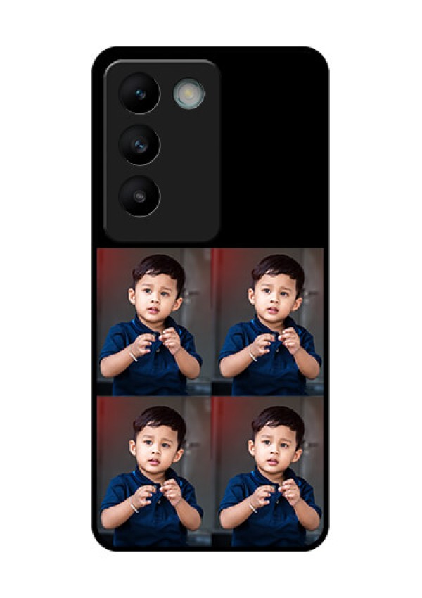 Vivo T3 5G Custom Glass Phone Case4 Image Holder Design