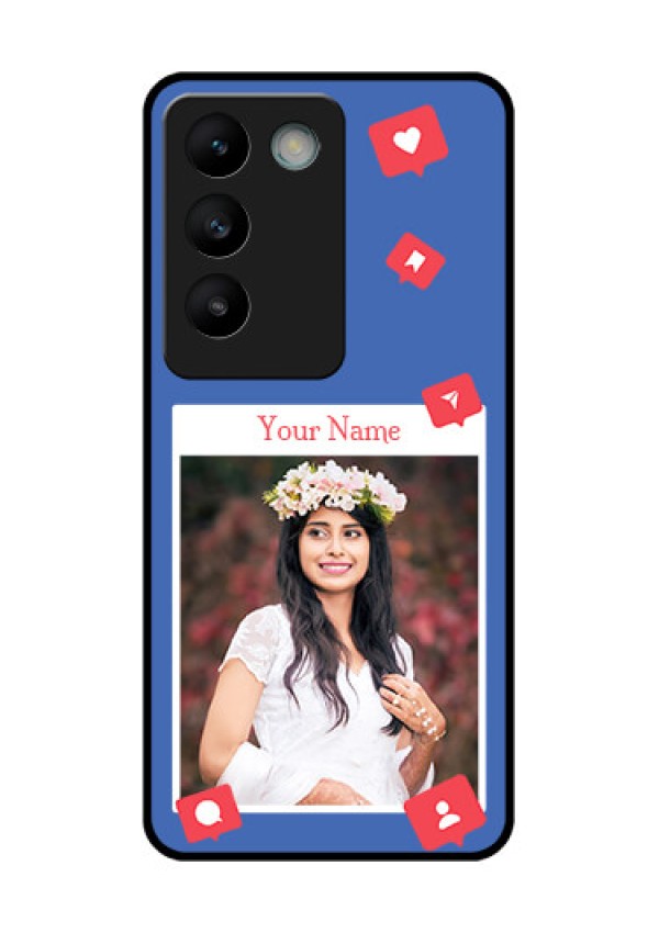 Vivo T3 5G Custom Glass Phone CaseLike Share And Comment Design