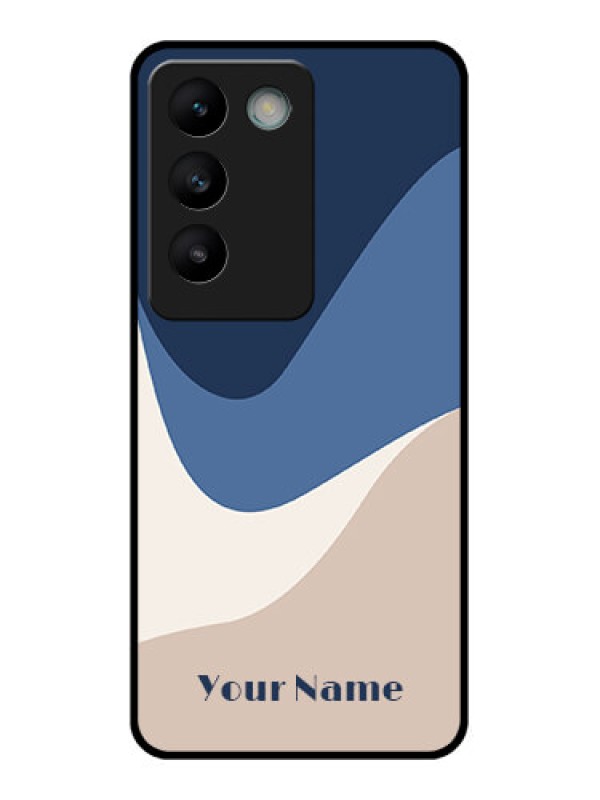 Custom Vivo T3 5G Custom Glass Phone CaseAbstract Drip Art Design