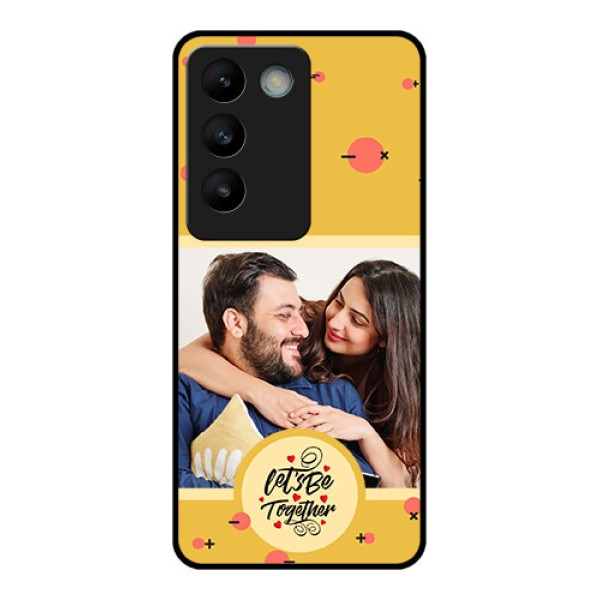Vivo T3 5G Custom Glass Phone CaseLets Be Together Design