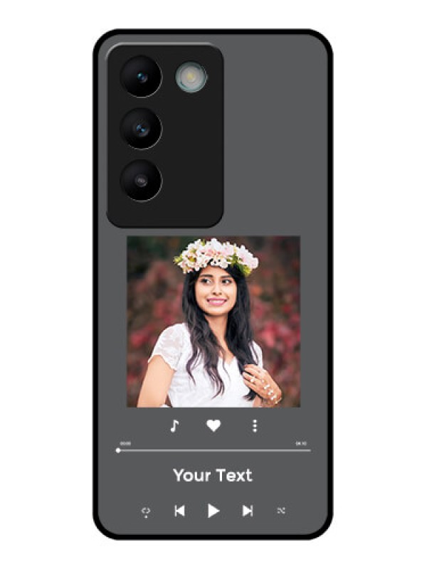 Custom Vivo T3 5G Custom Glass Phone CasePlay The Music Design