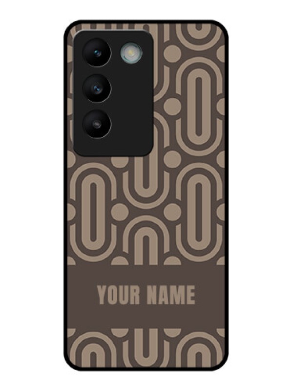 Custom Vivo T3 5G Custom Glass Phone CaseCaptivating Zero Pattern Design