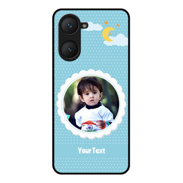 Vivo T3 Lite 5G Custom Glass Phone Case - Violet Pattern Design