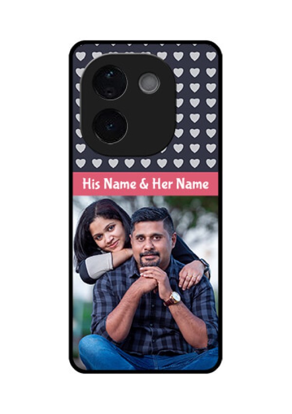 Vivo T3 Pro 5G Custom Glass Phone CaseLove Symbols Design