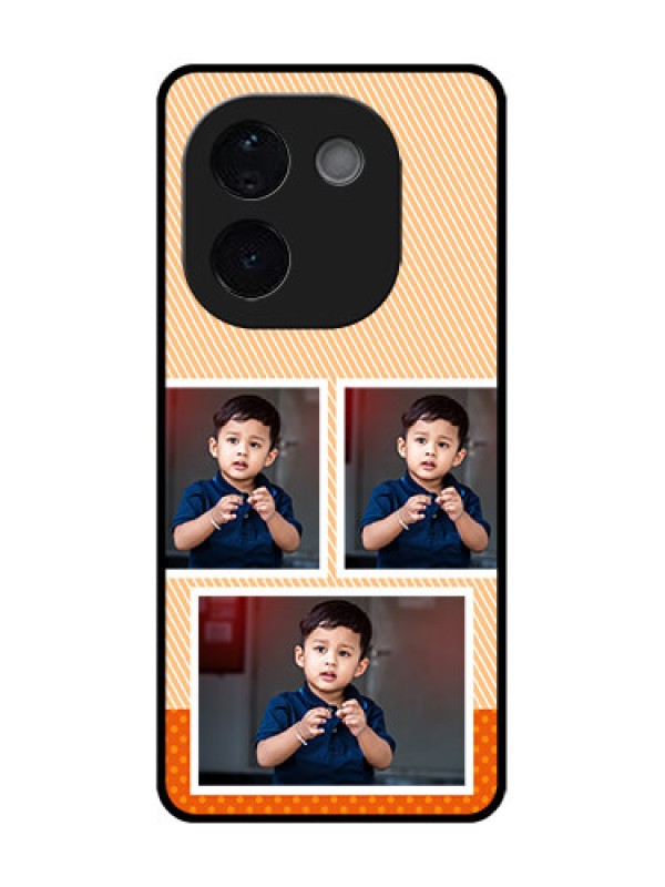 Custom Vivo T3 Pro 5G Custom Glass Phone CaseBulk Photos Upload Design