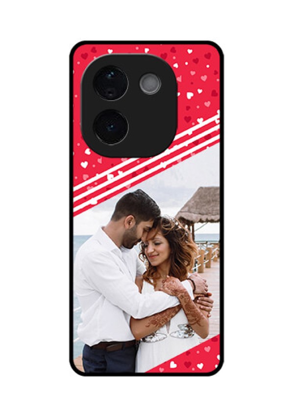 Vivo T3 Pro 5G Custom Glass Phone CaseValentines Gift Design