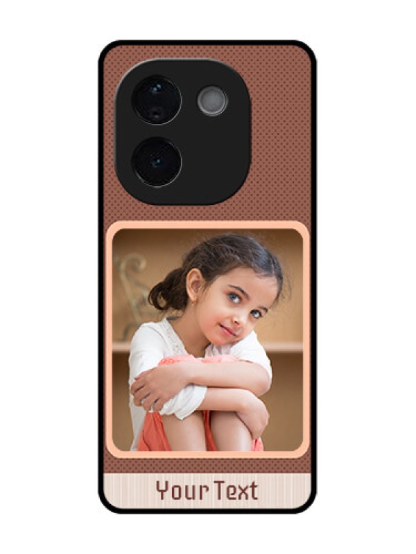 Custom Vivo T3 Pro 5G Custom Glass Phone CaseSimple Pic Upload Design