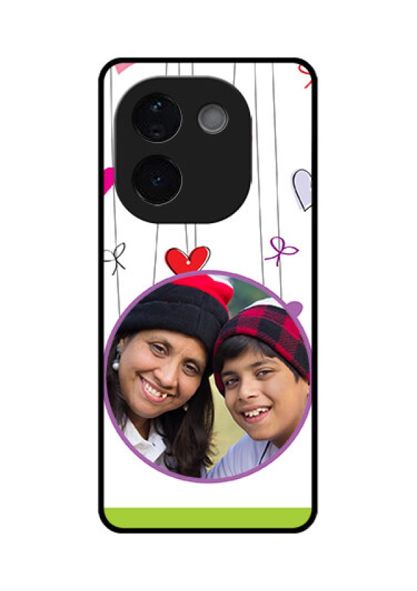Vivo T3 Pro 5G Custom Glass Phone CaseCute Kids Phone Case Design