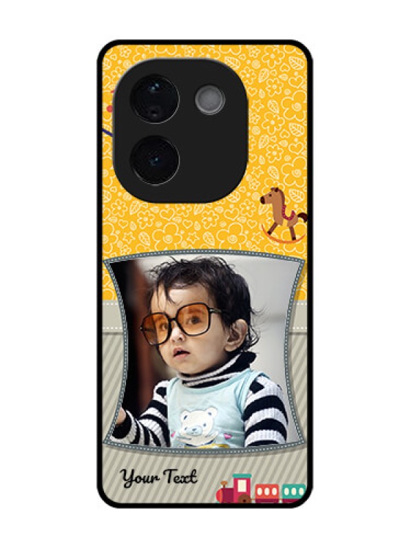 Custom Vivo T3 Pro 5G Custom Glass Phone CaseBaby Picture Upload Design