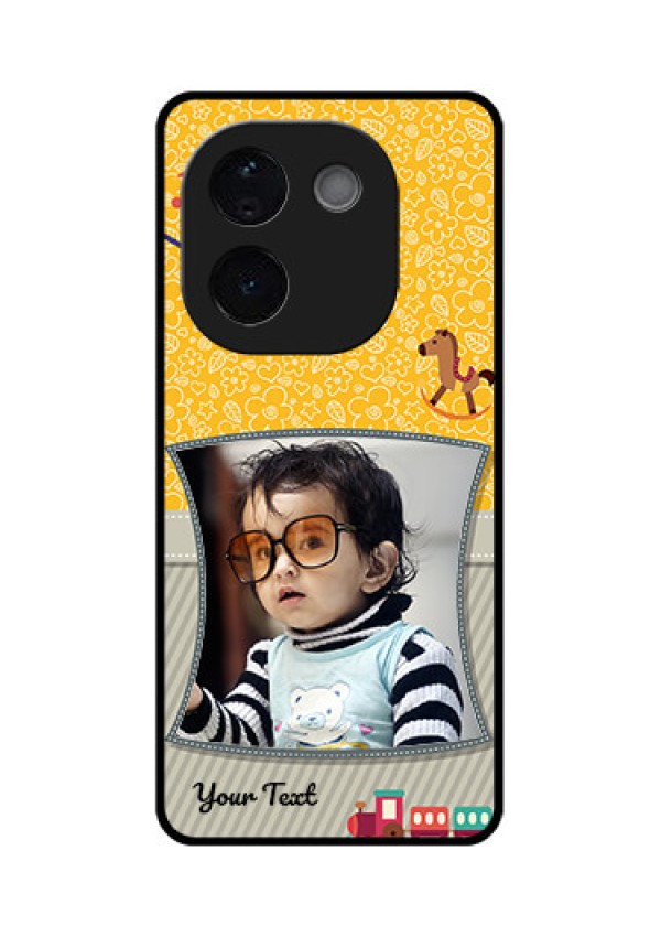Vivo T3 Pro 5G Custom Glass Phone CaseBaby Picture Upload Design