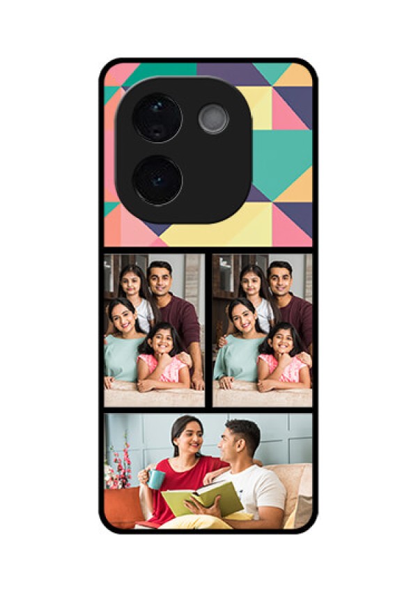 Vivo T3 Pro 5G Custom Glass Phone CaseBulk Pic Upload Design