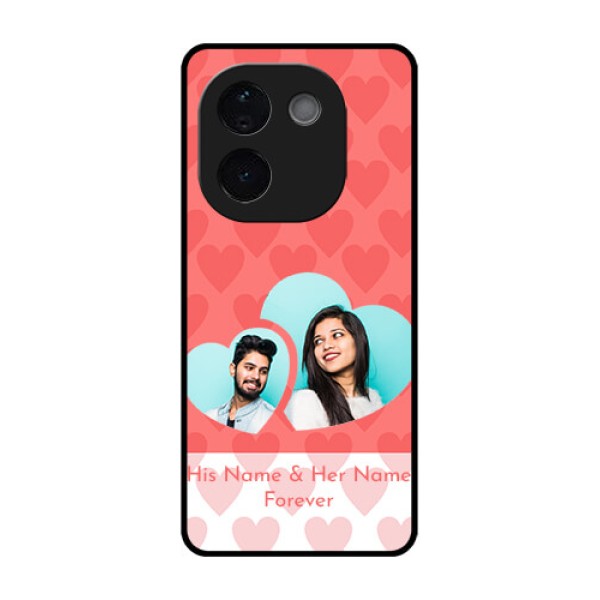 Vivo T3 Pro 5G Custom Glass Phone CaseCouple Pic Upload Design