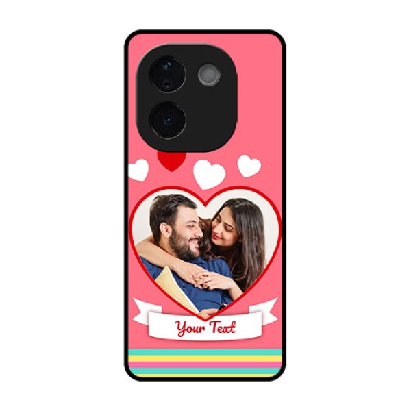 Vivo T3 Pro 5G Custom Glass Phone CaseLove Shapes Doodle Design Vivo T3 Pro 5G Custom Glass Phone CaseLove Shapes Doodle Design