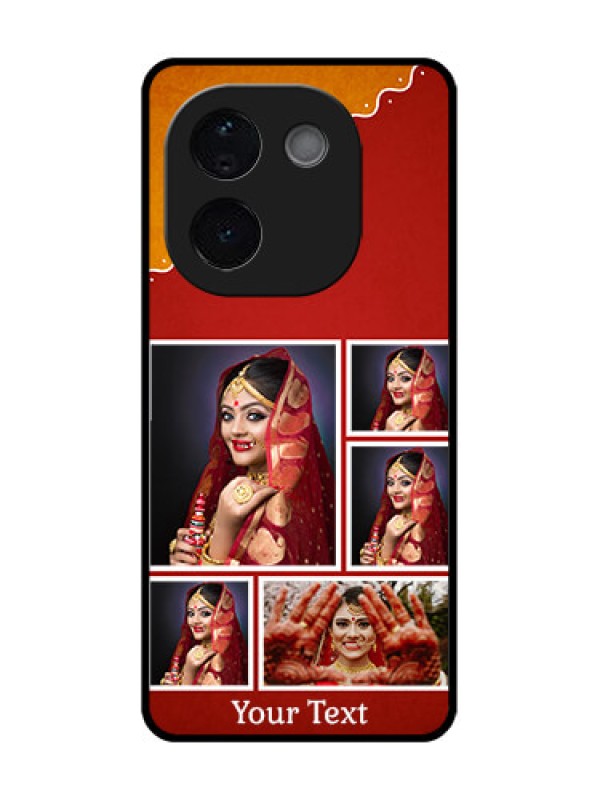 Custom Vivo T3 Pro 5G Custom Glass Phone CaseWedding Pic Upload Design