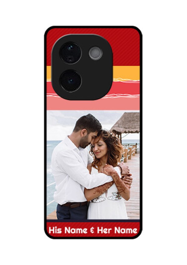 Vivo T3 Pro 5G Custom Glass Phone CaseColorful Case Design