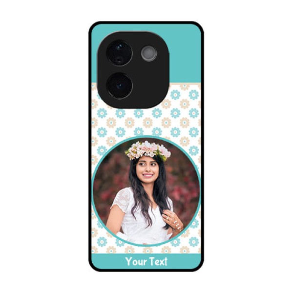 Vivo T3 Pro 5G Custom Glass Phone CaseBeautiful Flowers Design Vivo T3 Pro 5G Custom Glass Phone CaseBeautiful Flowers Design