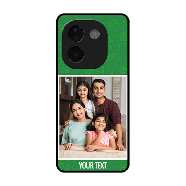 Vivo T3 Pro 5G Custom Glass Phone CasePicture Upload Design