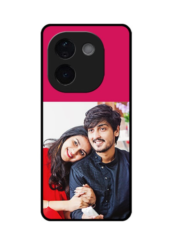 Vivo T3 Pro 5G Custom Glass Phone CaseAnniversary Cover Design