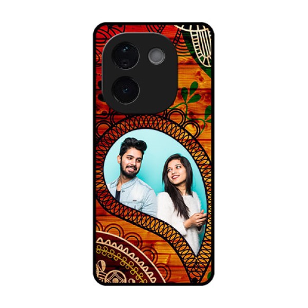 Vivo T3 Pro 5G Custom Glass Phone CaseAbstract Colorful Design