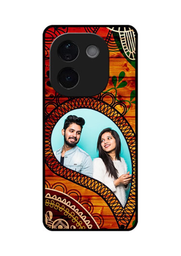 Vivo T3 Pro 5G Custom Glass Phone CaseAbstract Colorful Design