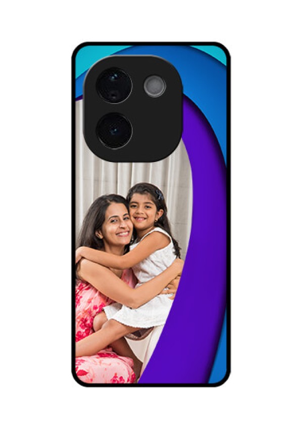 Vivo T3 Pro 5G Custom Glass Phone CaseSimple Pattern Design