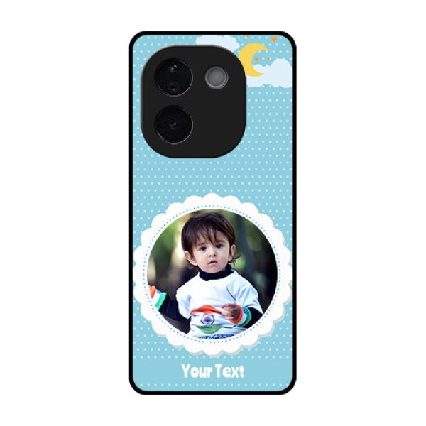 Vivo T3 Pro 5G Custom Glass Phone CaseViolet Pattern Design