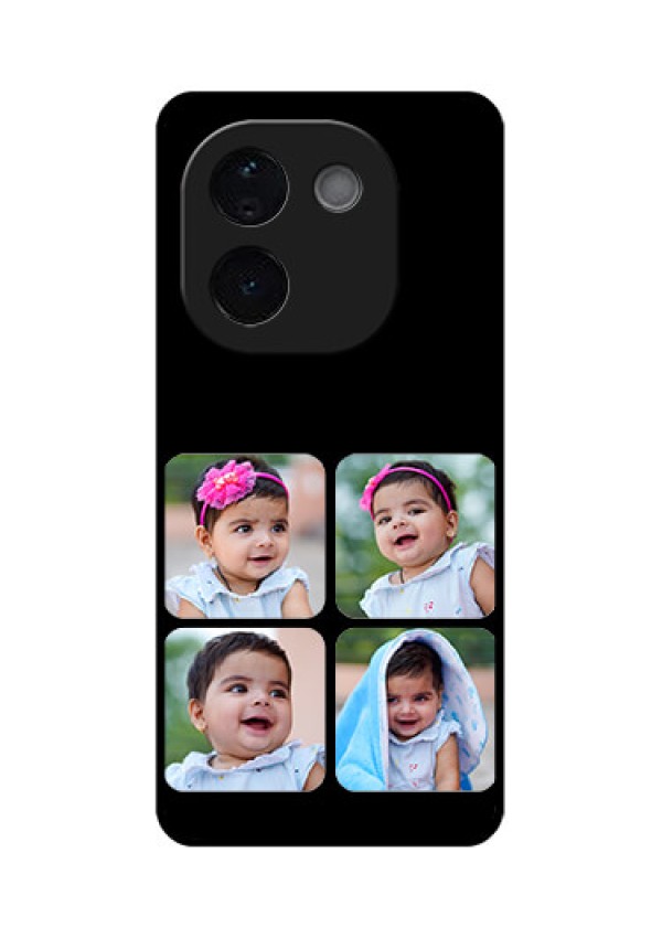 Vivo T3 Pro 5G Custom Glass Phone CaseMultiple Pictures Design
