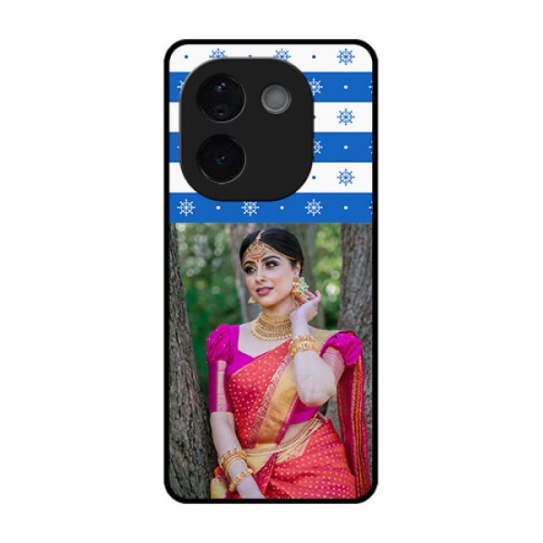 Vivo T3 Pro 5G Custom Glass Phone CaseSnow Pattern Design