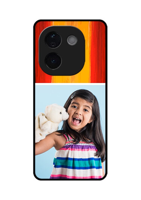 Vivo T3 Pro 5G Custom Glass Phone CaseMulti Color Design