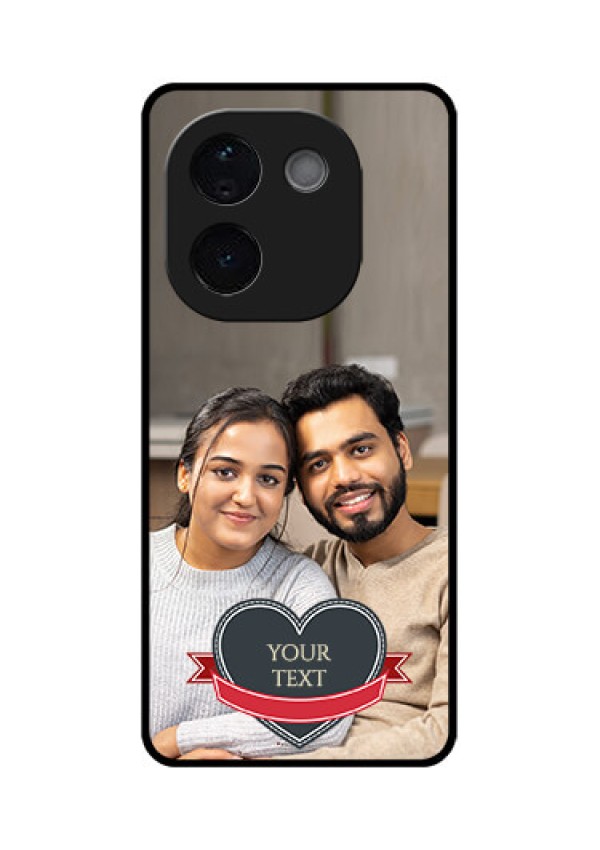 Vivo T3 Pro 5G Custom Glass Phone CaseJust Married Couple Design
