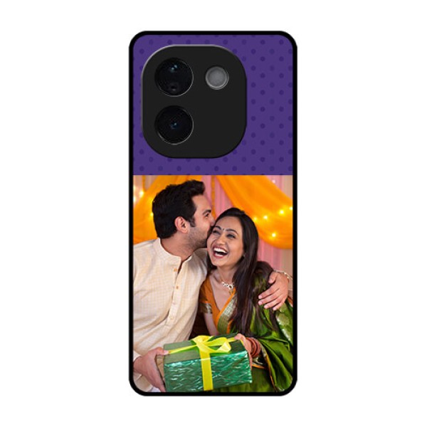 Vivo T3 Pro 5G Custom Glass Phone CaseViolet Colored Pattern Design Vivo T3 Pro 5G Custom Glass Phone CaseViolet Colored Pattern Design
