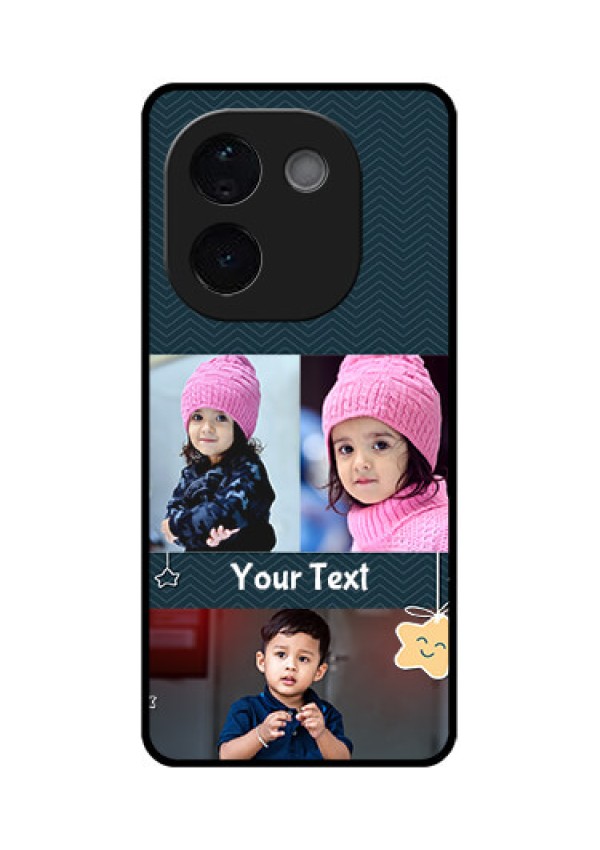 Vivo T3 Pro 5G Custom Glass Phone CaseHanging Stars Design