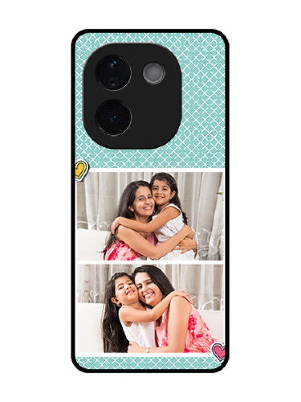 Custom Vivo T3 Pro 5G Custom Glass Phone Case2 Image Holder With Pattern Design