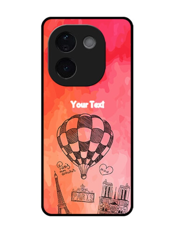 Custom Vivo T3 Pro 5G Custom Glass Phone CaseParis Theme Design