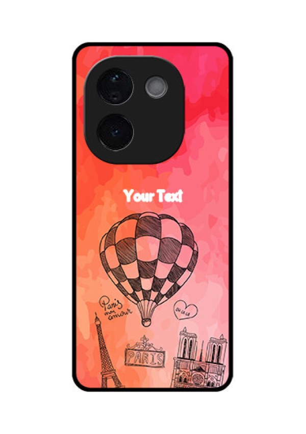 Vivo T3 Pro 5G Custom Glass Phone CaseParis Theme Design