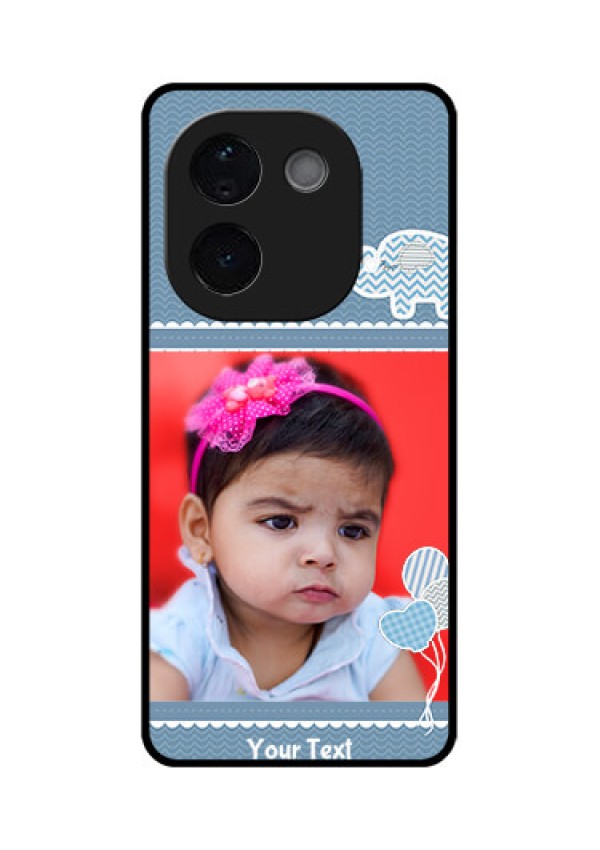 Vivo T3 Pro 5G Custom Glass Phone CaseWith Kids Pattern Design