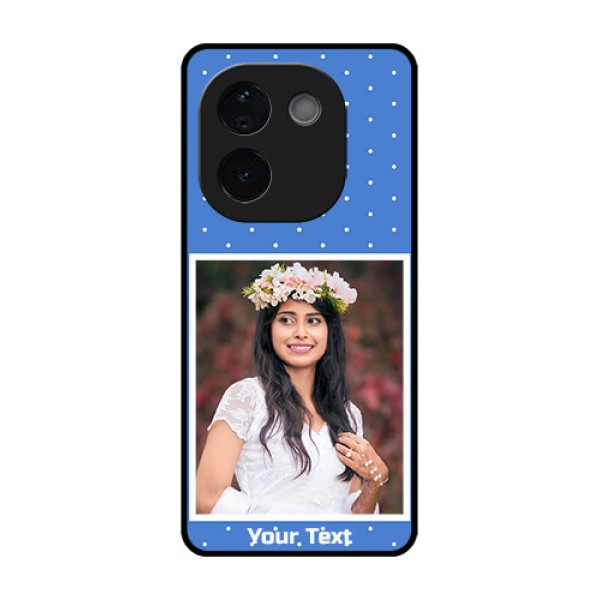 Vivo T3 Pro 5G Custom Glass Phone CasePolka Dots Design