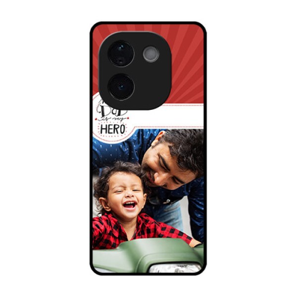 Vivo T3 Pro 5G Custom Glass Phone CaseMy Dad Hero Design