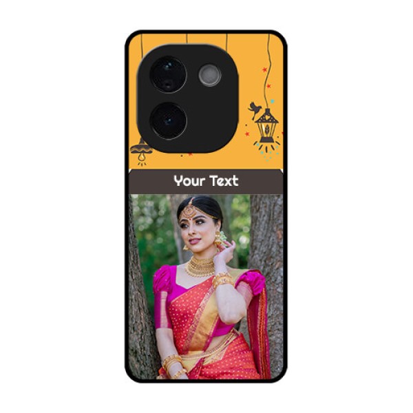 Vivo T3 Pro 5G Custom Glass Phone CaseWith Family Picture And Icons Vivo T3 Pro 5G Custom Glass Phone CaseWith Family Picture And Icons