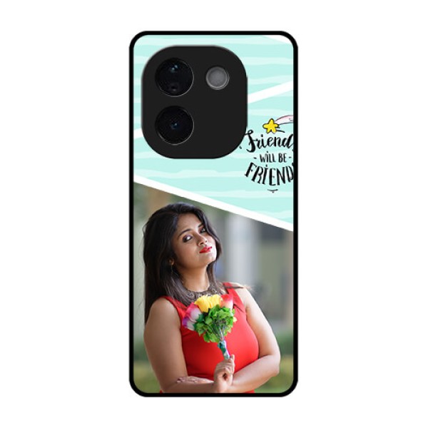 Vivo T3 Pro 5G Custom Glass Phone CaseFriends Picture Icon Design Vivo T3 Pro 5G Custom Glass Phone CaseFriends Picture Icon Design