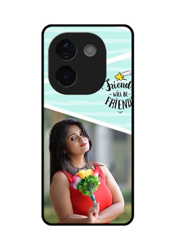 Vivo T3 Pro 5G Custom Glass Phone CaseFriends Picture Icon Design