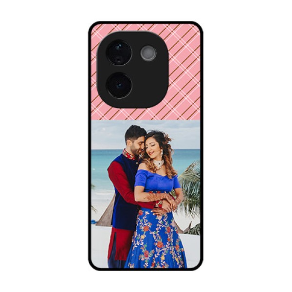 Vivo T3 Pro 5G Custom Glass Phone CaseTogether Forever Design