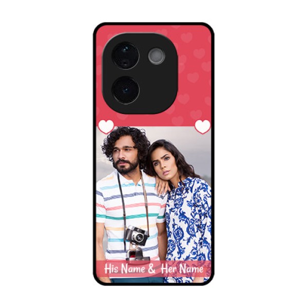 Vivo T3 Pro 5G Custom Glass Phone CaseSimple Love Design Vivo T3 Pro 5G Custom Glass Phone CaseSimple Love Design