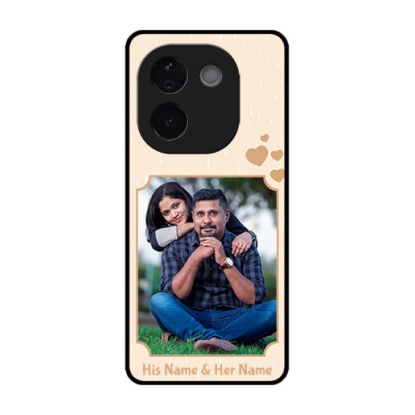 Vivo T3 Pro 5G Custom Glass Phone CaseWith Confetti Love Design Vivo T3 Pro 5G Custom Glass Phone CaseWith Confetti Love Design