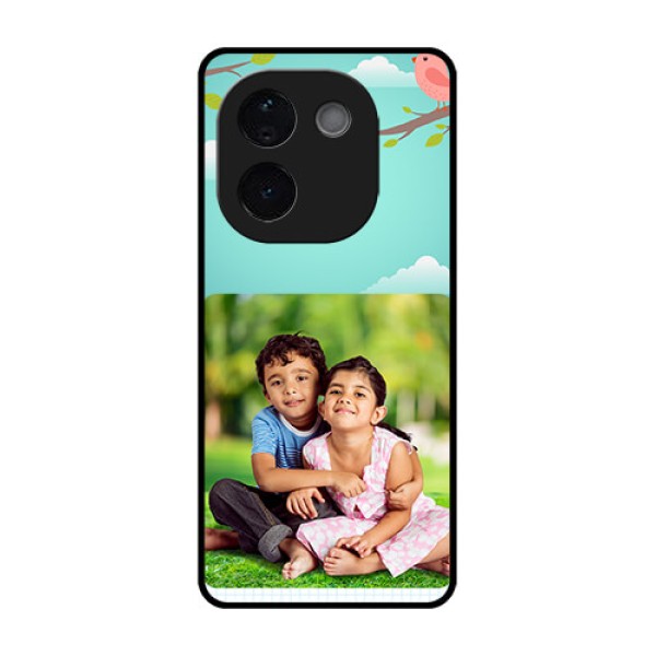 Vivo T3 Pro 5G Custom Glass Phone CaseDoodle Love Design