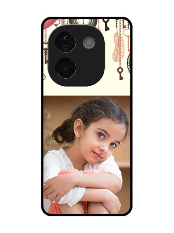 Custom Vivo T3 Pro 5G Custom Glass Phone CaseBoho Style Design